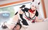 雨波HaneAme恶魔女仆COS：诠释VTuber角色的诱惑与俏皮