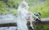 缘之空瓜希酱COS：春日野穹，忧郁与深情交织的唯美演绎