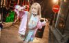 性感与危险交织：蜜汁猫裘胜利女神毒蛇cos演绎致命魅力