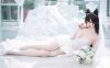 小南宫爱宕COS：演绎碧蓝航线婚纱版舰娘的温柔与诱惑