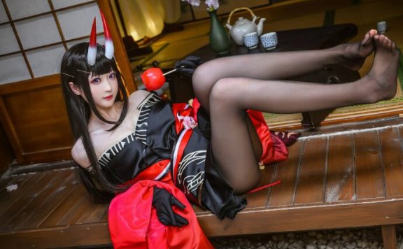 小南宫演绎FGO·酒吞童子COS：一场视觉与妖艳的完美盛宴