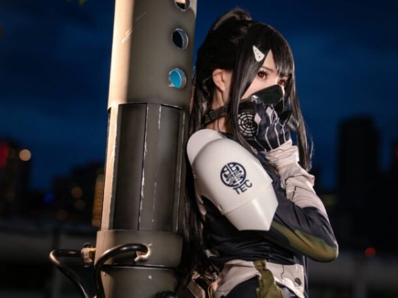 怪兽8号cos系列：Sally Dorasnow亚白米娜COS女神队长