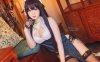 碧蓝航线霜月shimoCOS：演绎吾妻优雅与性感的完美融合