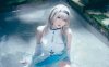 从星穹铁道到现实：霜月shimo流萤COS柔美与神秘双重魅力