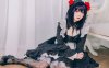 霜月shimo喜多川海梦COS：演绎更衣人偶黑江雫的深邃诱惑