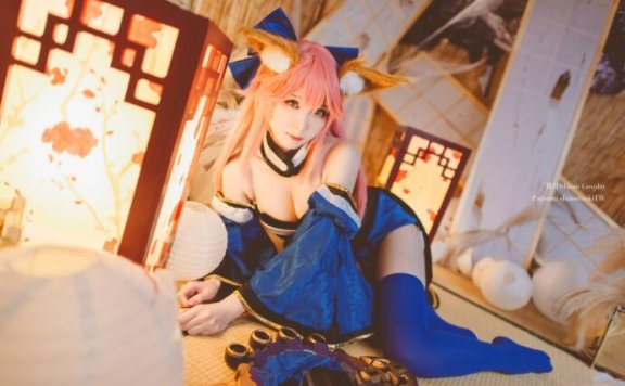 霜月shimo玉藻前COS:神秘与温柔交织的跨越千年的爱恋