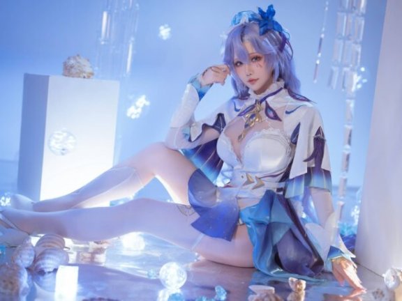 从虚拟到现实：星之迟迟cos完美演绎坎特雷拉的冷艳与高贵