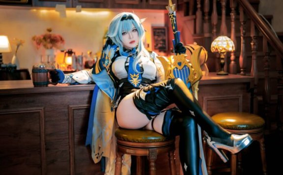 冰感爆表心动瞬间：探秘BANBANKO半半子优菈COS的魅力