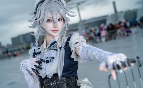 渚Nagisa十六夜咲夜COS：东方Project优雅与致命的完美融合