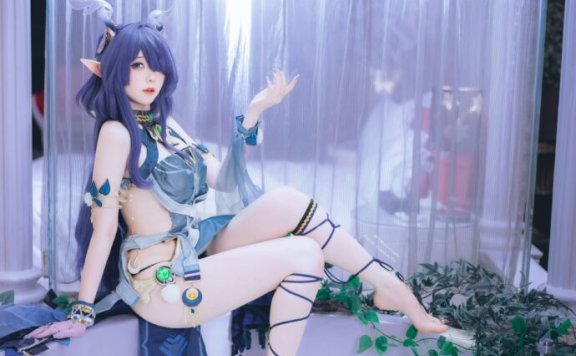 月影圣女现人间:霜月shimoCOS演绎原神菈乌玛的圣女魅力