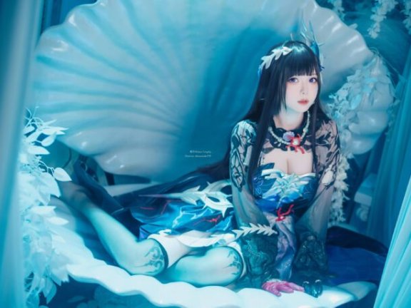 深海幻梦人形初临：霜月shimo海瑟音cos演绎来自海底的魅力