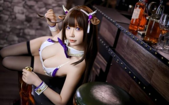 温柔气质的具象化演绎：中岛莫之子i樫野兔女郎Cosplay赏析