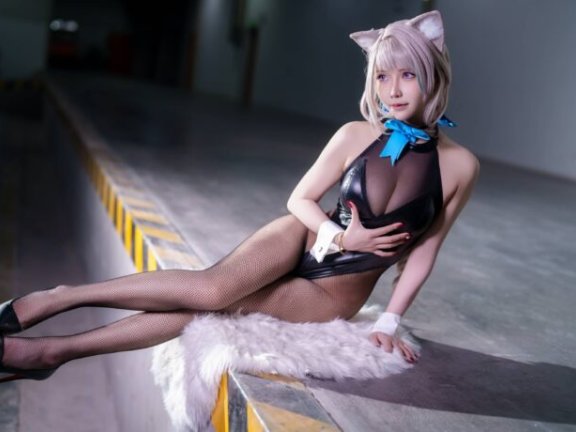 优雅如猫神秘如影:抱走莫子aCOS演绎兔女郎版本的琳妮特