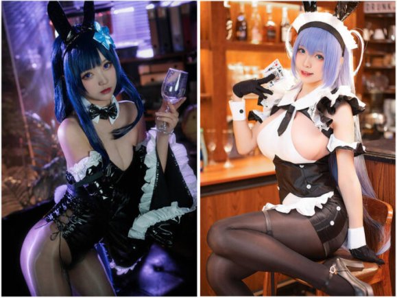 大大卷卷小卷cos最新图集|大大卷卷小卷原神雷电将军兔女郎[持续更新]