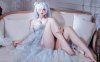 水晶公主版灰姑娘COS：半半子演绎胜利女神的纯欲美学巅峰