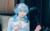 原神·甘雨COS赏析：霜月Shimo的静谧演绎与角色气质再现