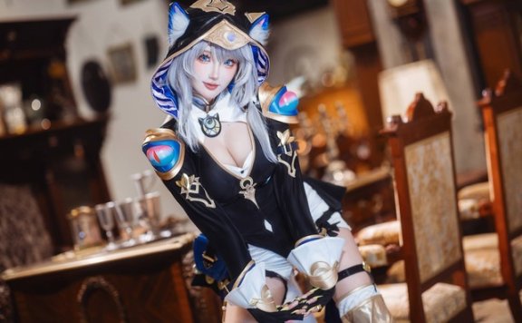 星穹铁道瓜希酱COS:演绎赛飞儿灵动与神秘并存的猫系魅力