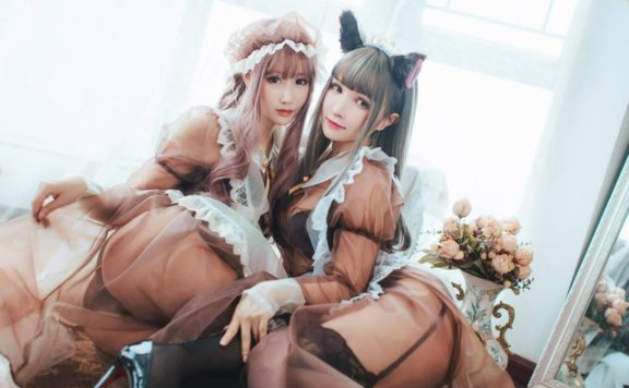 透明女仆COS:羽生三未×一千只猫薄禾教科书级光影视觉盛宴