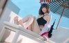 屿鱼Yukako静山真白COS视觉：诠释泳装清冷少女的夏日氛围