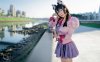 雨波HaneAme战场原黑仪COS：清冷少女感与角色气场的融合