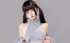 神楽坂真冬居家女友COS：灰色轨迹针织里的温柔与轻熟气质
