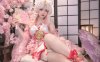 miko酱ww信浓COS：演绎樱花和风版重樱大舰娘的梦幻气质