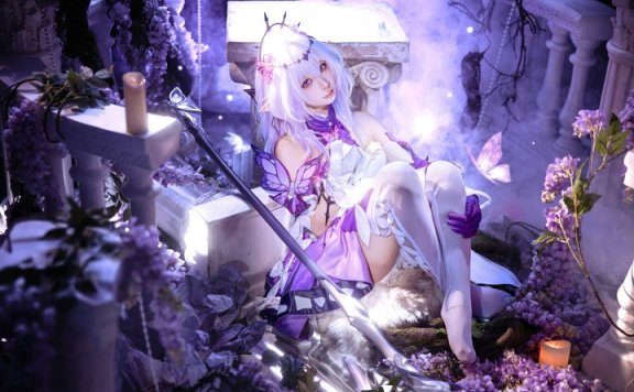 幽蝶幽境与疏离美感：蠢沫沫演绎崩坏星穹铁道遐蝶原服COS