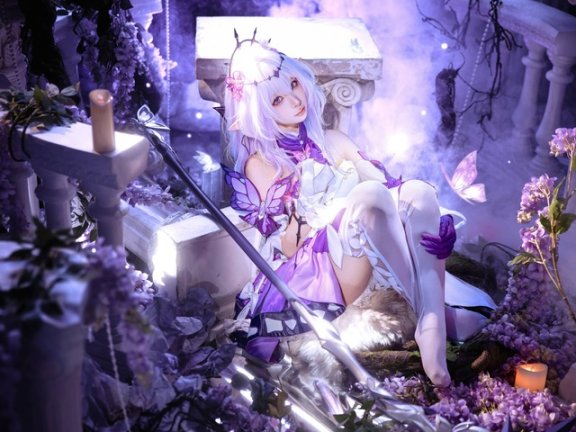 幽蝶幽境与疏离美感：蠢沫沫演绎崩坏星穹铁道遐蝶原服COS