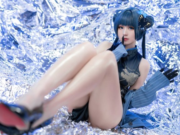 miko酱ww龙华妃咲COS|演绎山海经掌舵人的禁欲与冷威仪